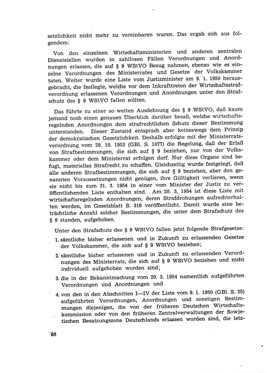 Materialien zum Strafrecht, Besonderer Teil [Deutsche Demokratische Republik (DDR)] 1955, Seite 66 (Mat. Strafr. BT DDR 1955, S. 66)