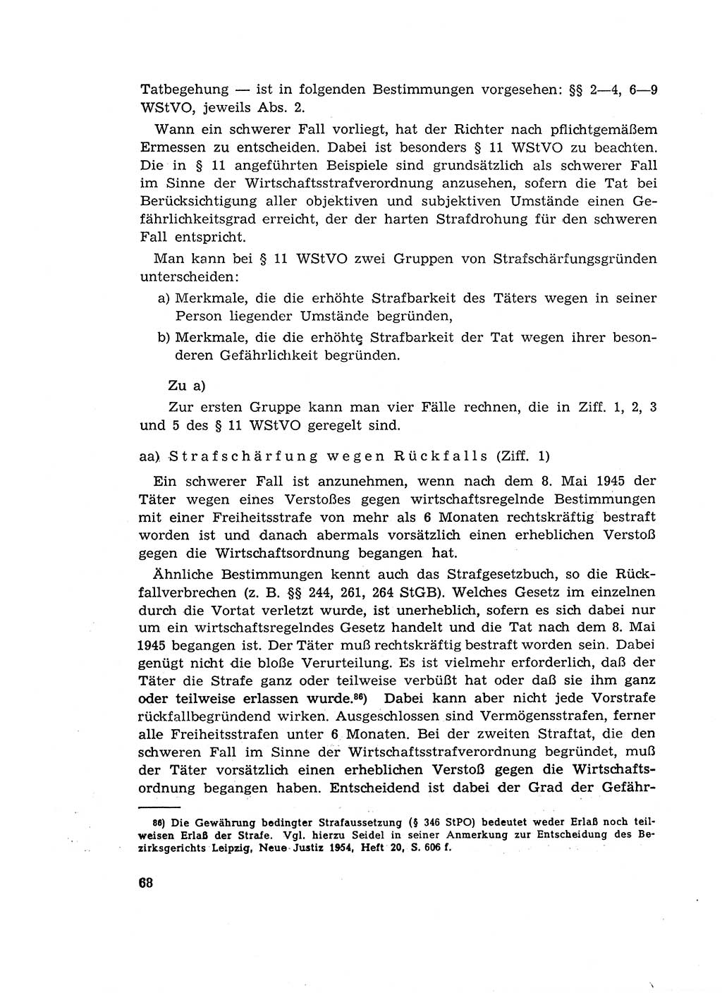 Materialien zum Strafrecht, Besonderer Teil [Deutsche Demokratische Republik (DDR)] 1955, Seite 68 (Mat. Strafr. BT DDR 1955, S. 68)