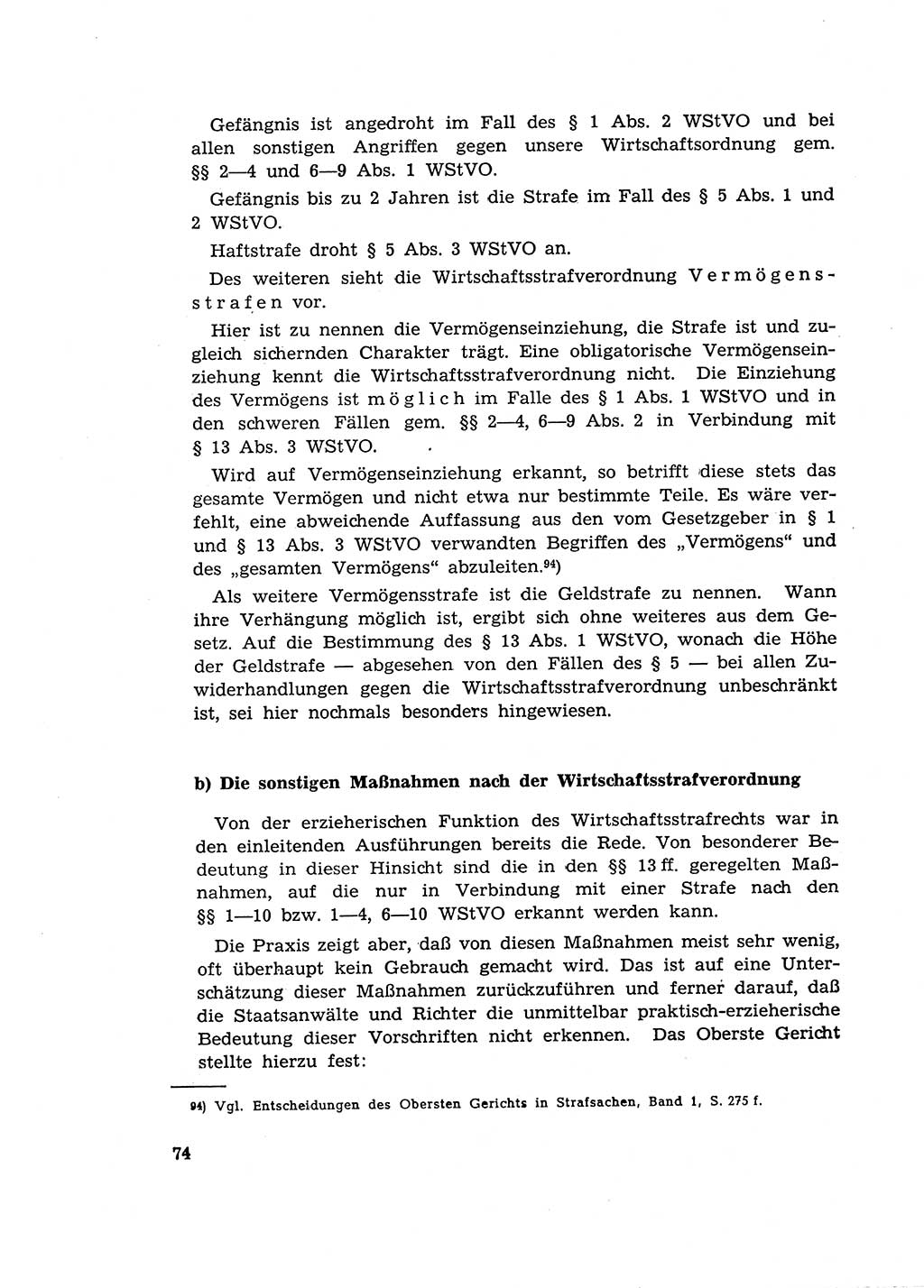 Materialien zum Strafrecht, Besonderer Teil [Deutsche Demokratische Republik (DDR)] 1955, Seite 74 (Mat. Strafr. BT DDR 1955, S. 74)