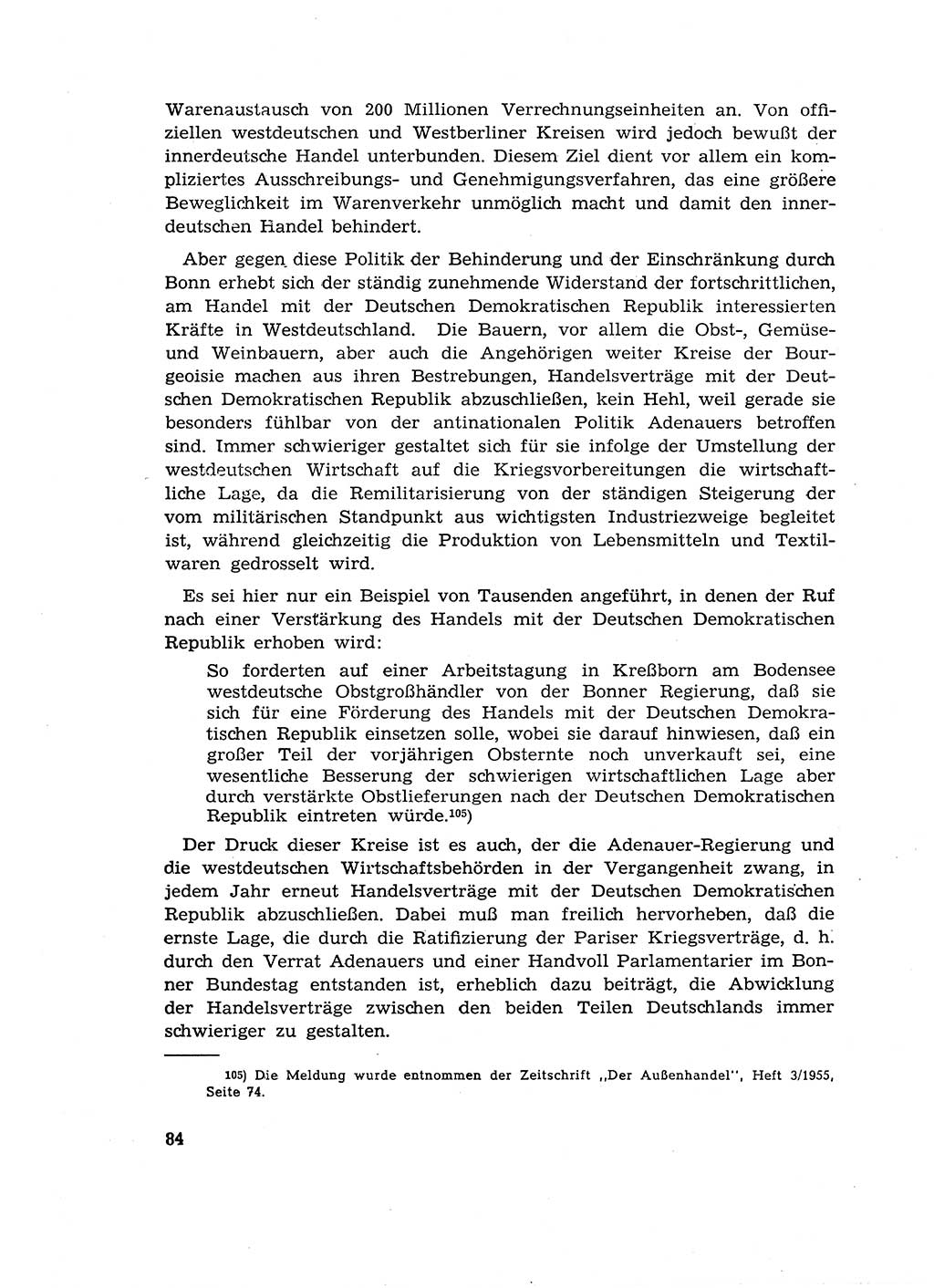 Materialien zum Strafrecht, Besonderer Teil [Deutsche Demokratische Republik (DDR)] 1955, Seite 84 (Mat. Strafr. BT DDR 1955, S. 84)