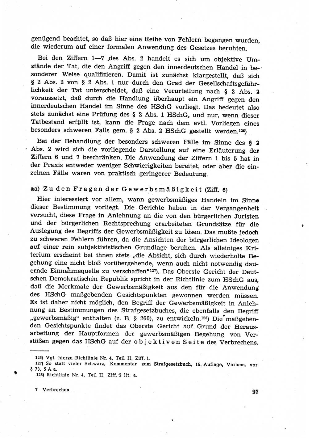 Materialien zum Strafrecht, Besonderer Teil [Deutsche Demokratische Republik (DDR)] 1955, Seite 97 (Mat. Strafr. BT DDR 1955, S. 97)