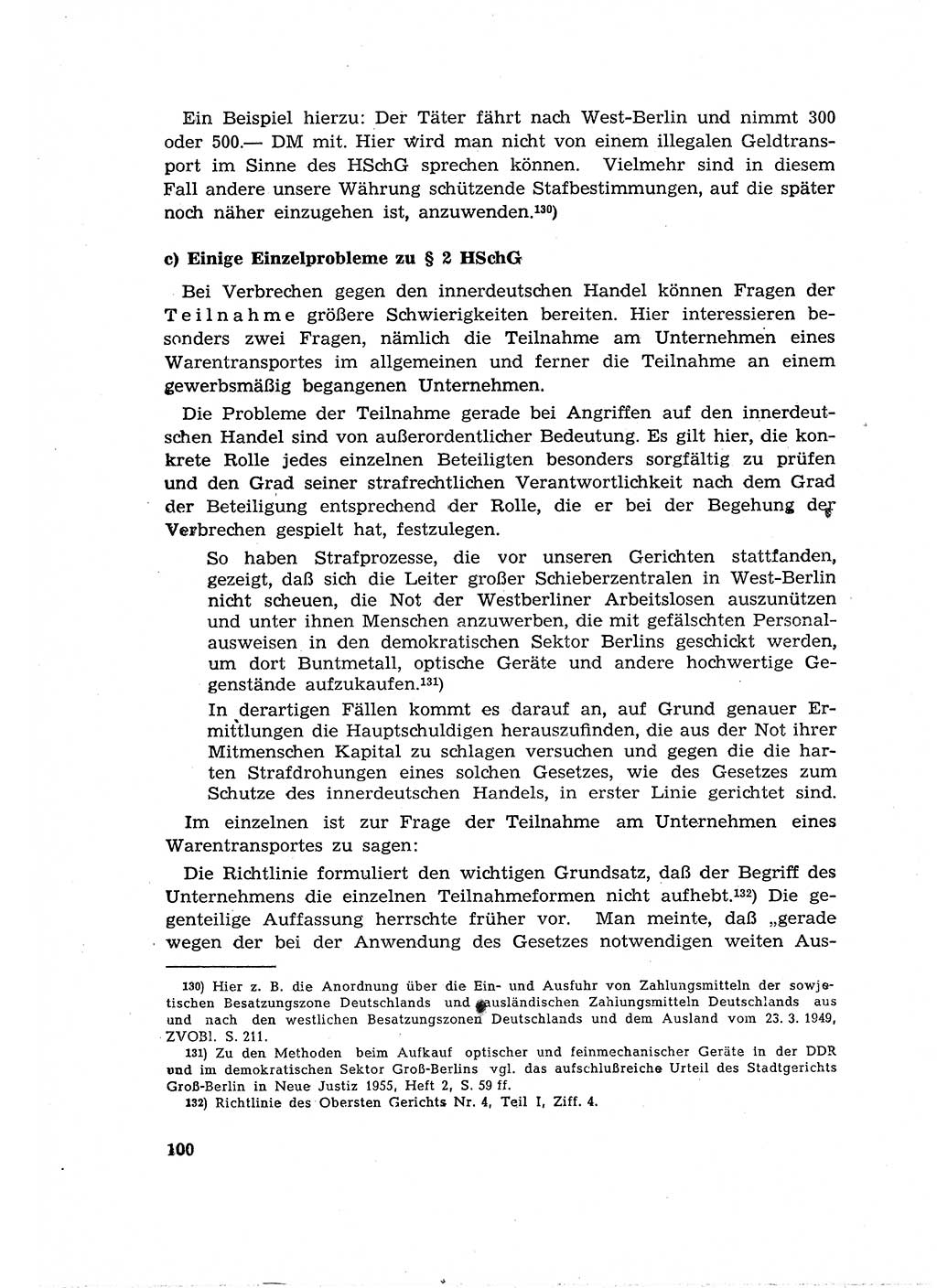 Materialien zum Strafrecht, Besonderer Teil [Deutsche Demokratische Republik (DDR)] 1955, Seite 100 (Mat. Strafr. BT DDR 1955, S. 100)