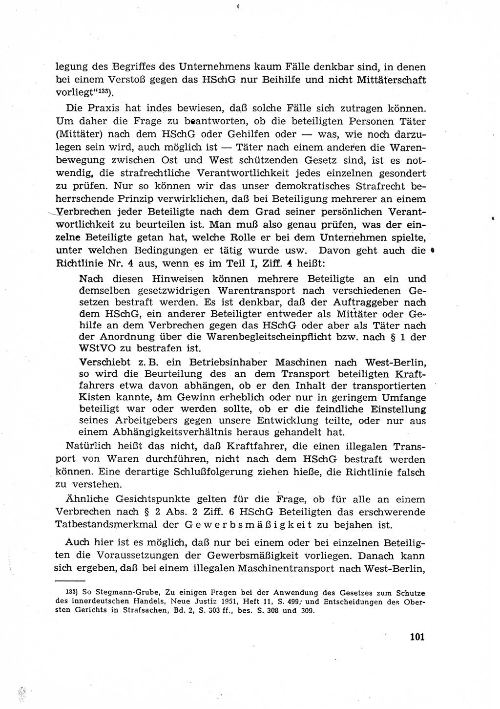Materialien zum Strafrecht, Besonderer Teil [Deutsche Demokratische Republik (DDR)] 1955, Seite 101 (Mat. Strafr. BT DDR 1955, S. 101)