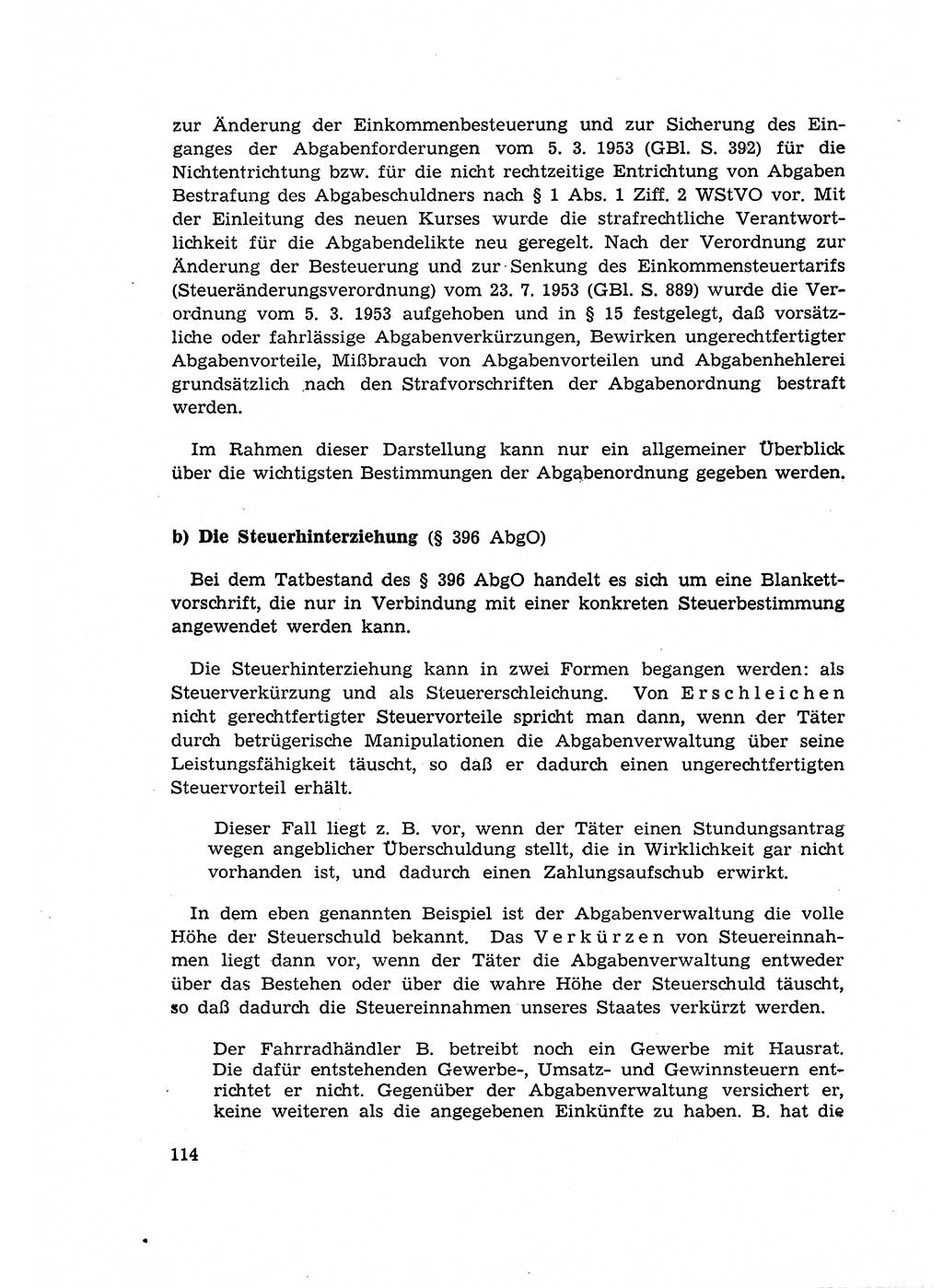 Materialien zum Strafrecht, Besonderer Teil [Deutsche Demokratische Republik (DDR)] 1955, Seite 114 (Mat. Strafr. BT DDR 1955, S. 114)