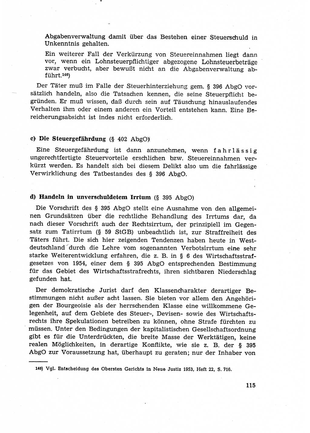 Materialien zum Strafrecht, Besonderer Teil [Deutsche Demokratische Republik (DDR)] 1955, Seite 115 (Mat. Strafr. BT DDR 1955, S. 115)