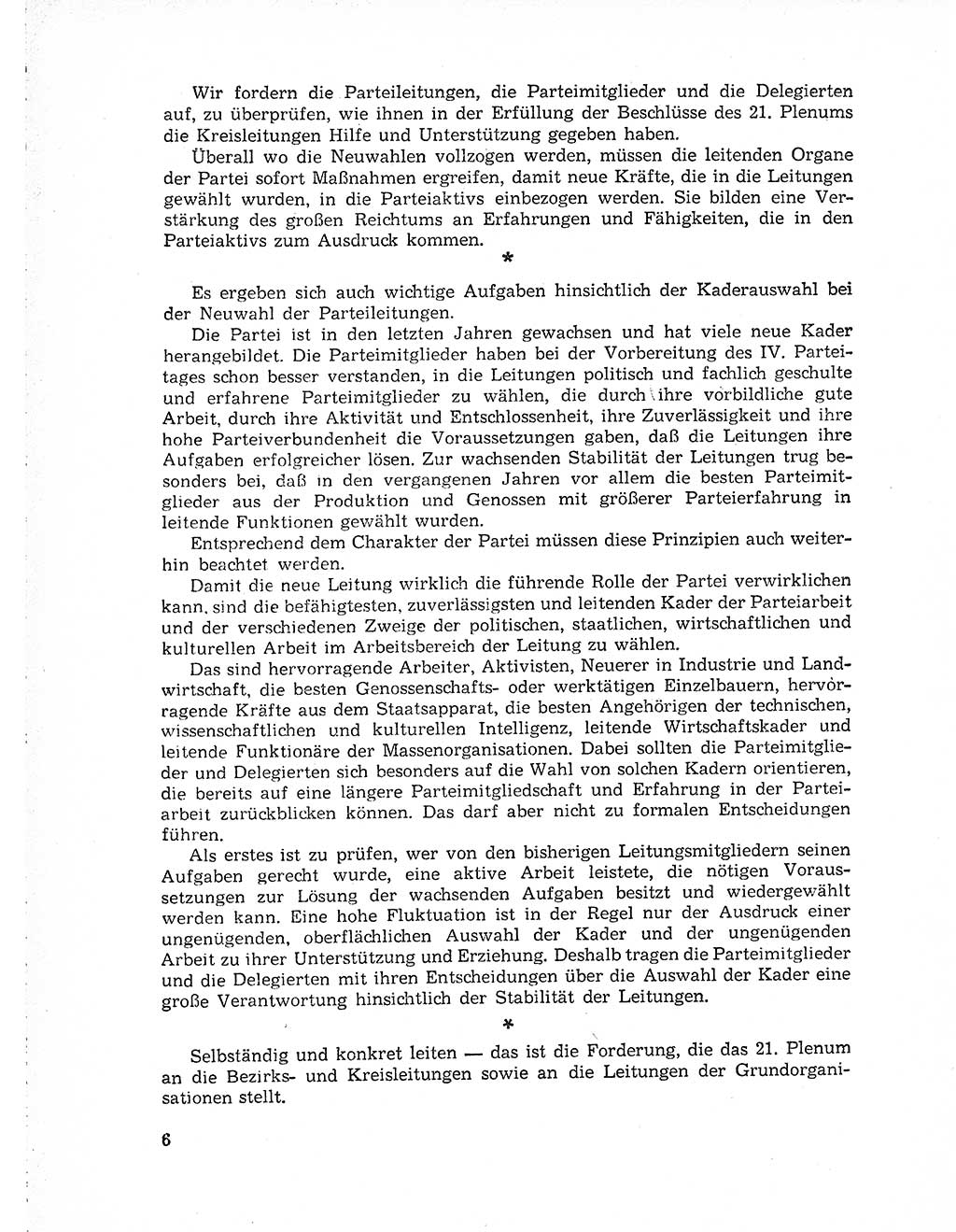 Neuer Weg (NW), Organ des Zentralkomitees (ZK) der SED (Sozialistische Einheitspartei Deutschlands) für Fragen des Parteiaufbaus und des Parteilebens, 10. Jahrgang [Deutsche Demokratische Republik (DDR)] 1955, Seite 6 (NW ZK SED DDR 1955, S. 6)