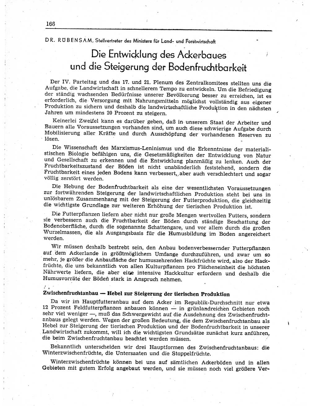 Neuer Weg (NW), Organ des Zentralkomitees (ZK) der SED (Sozialistische Einheitspartei Deutschlands) für Fragen des Parteiaufbaus und des Parteilebens, 10. Jahrgang [Deutsche Demokratische Republik (DDR)] 1955, Seite 166 (NW ZK SED DDR 1955, S. 166)