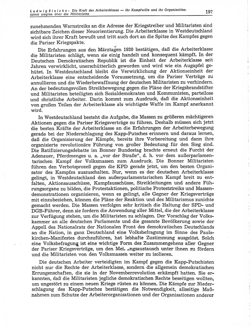 Neuer Weg (NW), Organ des Zentralkomitees (ZK) der SED (Sozialistische Einheitspartei Deutschlands) für Fragen des Parteiaufbaus und des Parteilebens, 10. Jahrgang [Deutsche Demokratische Republik (DDR)] 1955, Seite 197 (NW ZK SED DDR 1955, S. 197)