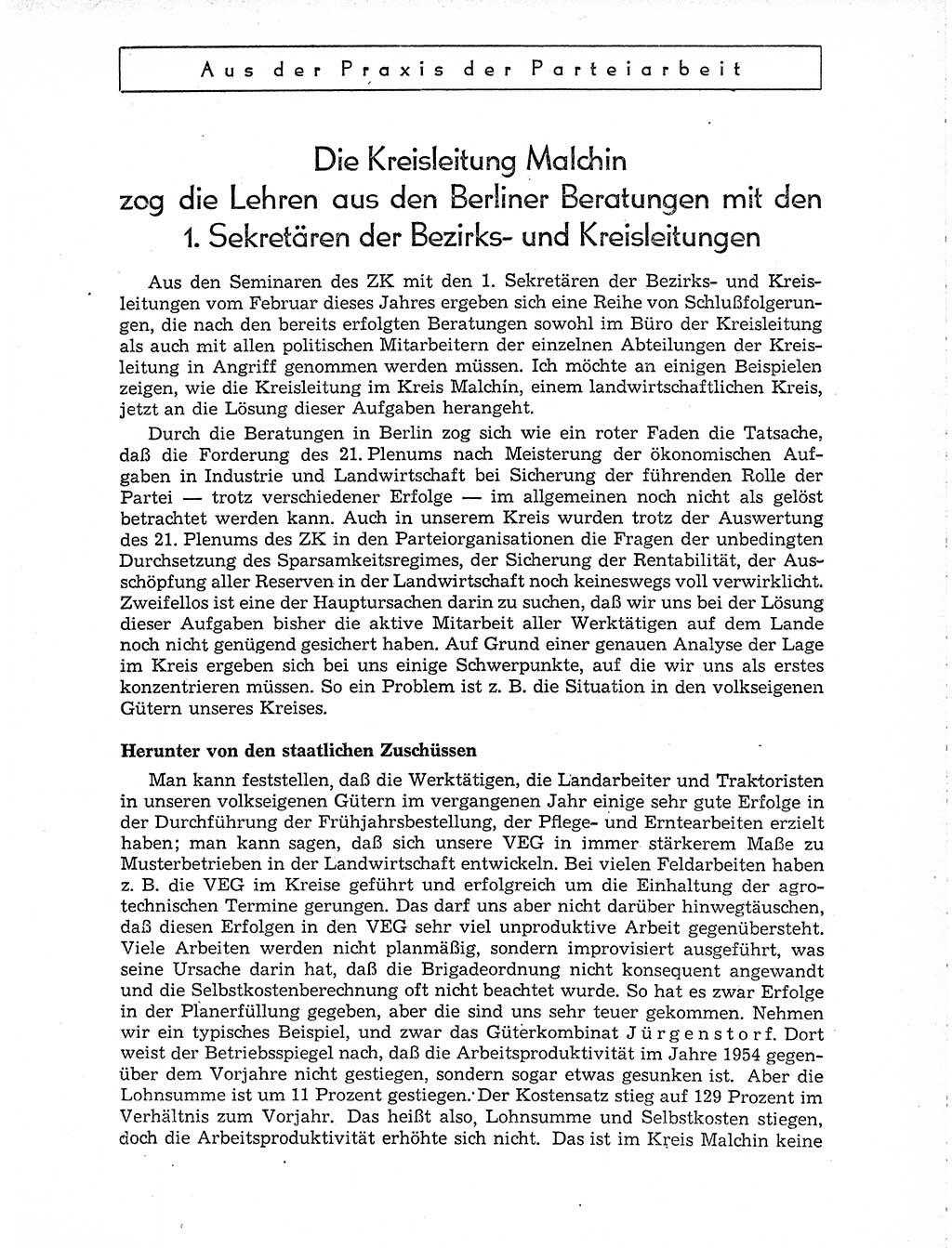 Neuer Weg (NW), Organ des Zentralkomitees (ZK) der SED (Sozialistische Einheitspartei Deutschlands) für Fragen des Parteiaufbaus und des Parteilebens, 10. Jahrgang [Deutsche Demokratische Republik (DDR)] 1955, Seite 199 (NW ZK SED DDR 1955, S. 199)