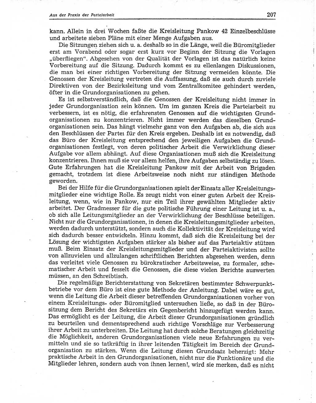 Neuer Weg (NW), Organ des Zentralkomitees (ZK) der SED (Sozialistische Einheitspartei Deutschlands) für Fragen des Parteiaufbaus und des Parteilebens, 10. Jahrgang [Deutsche Demokratische Republik (DDR)] 1955, Seite 207 (NW ZK SED DDR 1955, S. 207)