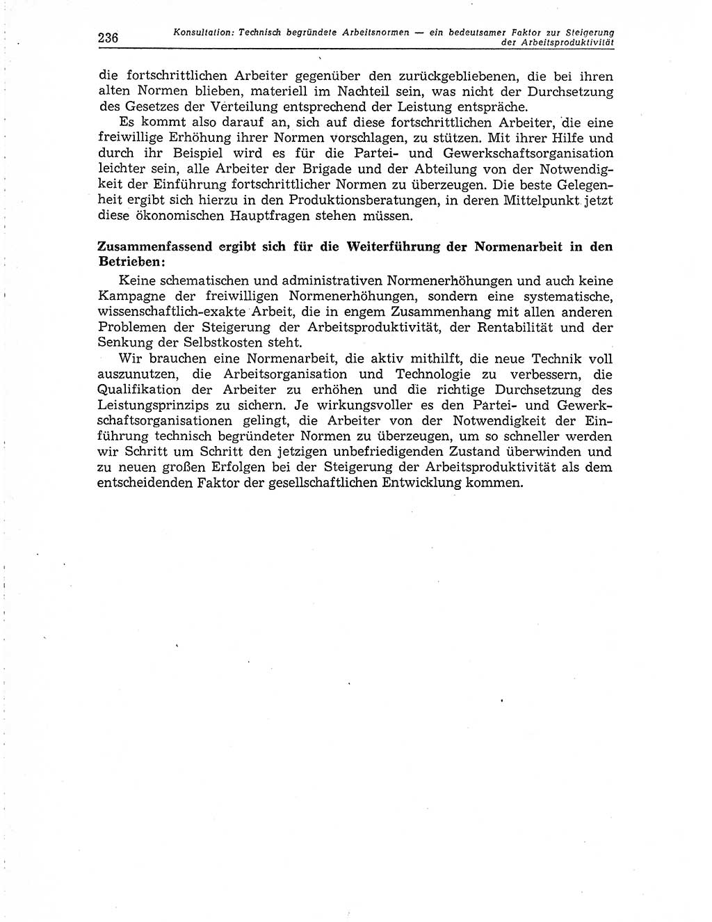 Neuer Weg (NW), Organ des Zentralkomitees (ZK) der SED (Sozialistische Einheitspartei Deutschlands) für Fragen des Parteiaufbaus und des Parteilebens, 10. Jahrgang [Deutsche Demokratische Republik (DDR)] 1955, Seite 236 (NW ZK SED DDR 1955, S. 236)