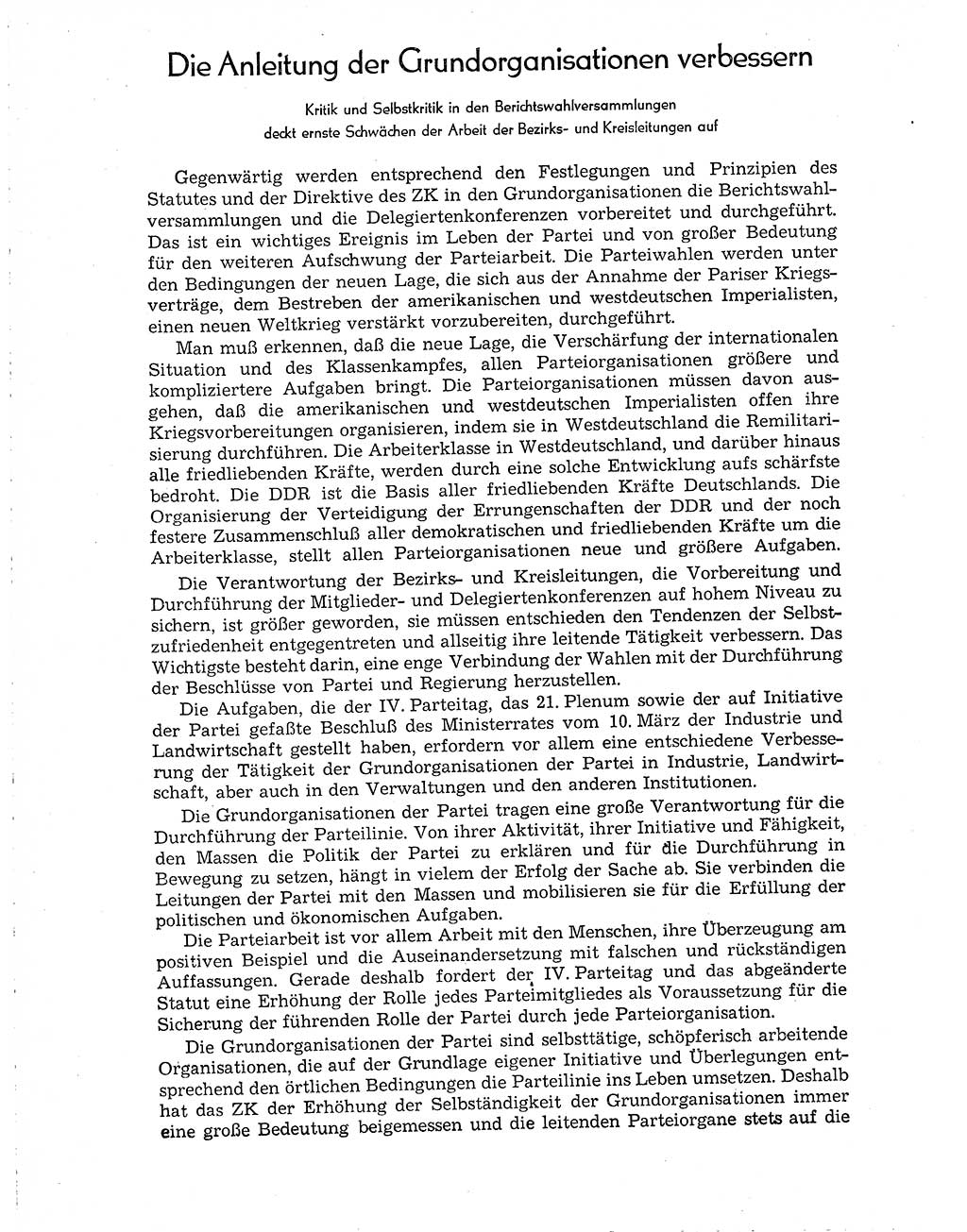 Neuer Weg (NW), Organ des Zentralkomitees (ZK) der SED (Sozialistische Einheitspartei Deutschlands) für Fragen des Parteiaufbaus und des Parteilebens, 10. Jahrgang [Deutsche Demokratische Republik (DDR)] 1955, Seite 242 (NW ZK SED DDR 1955, S. 242)