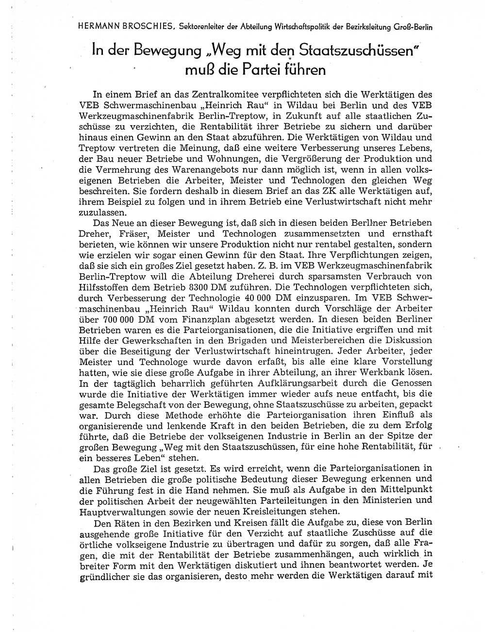 Neuer Weg (NW), Organ des Zentralkomitees (ZK) der SED (Sozialistische Einheitspartei Deutschlands) für Fragen des Parteiaufbaus und des Parteilebens, 10. Jahrgang [Deutsche Demokratische Republik (DDR)] 1955, Seite 252 (NW ZK SED DDR 1955, S. 252)