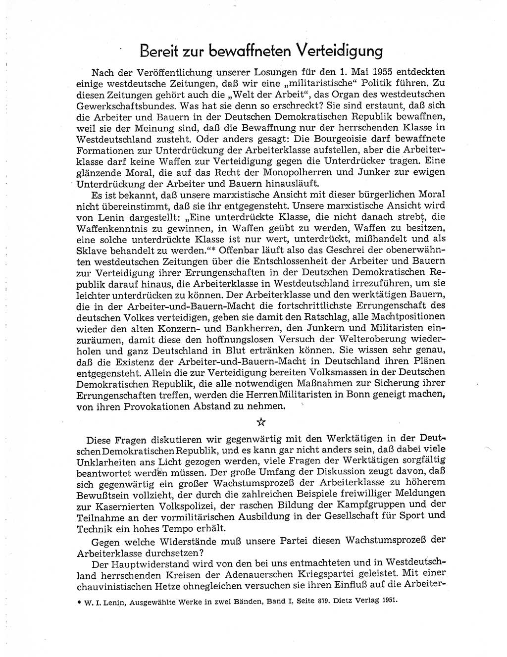 Neuer Weg (NW), Organ des Zentralkomitees (ZK) der SED (Sozialistische Einheitspartei Deutschlands) für Fragen des Parteiaufbaus und des Parteilebens, 10. Jahrgang [Deutsche Demokratische Republik (DDR)] 1955, Seite 370 (NW ZK SED DDR 1955, S. 370)