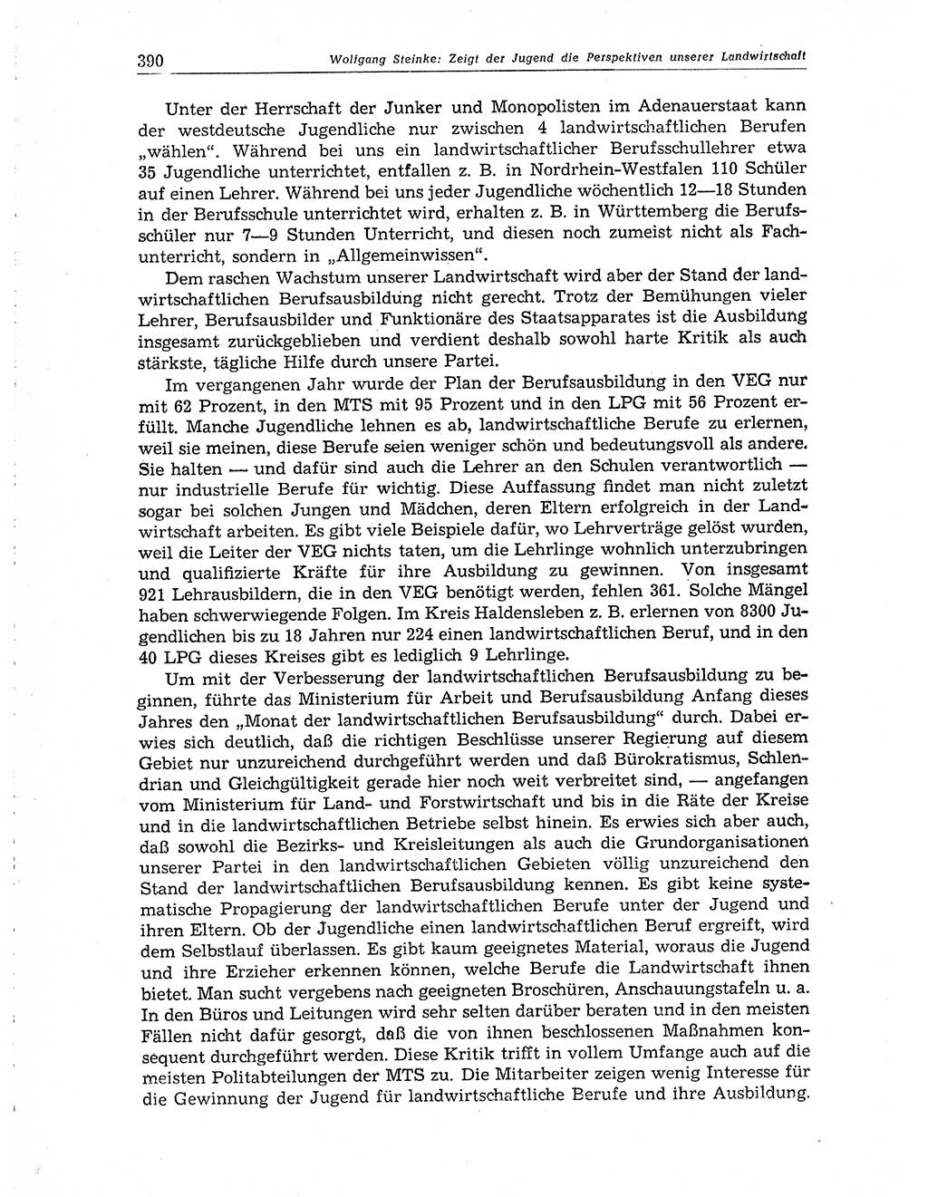 Neuer Weg (NW), Organ des Zentralkomitees (ZK) der SED (Sozialistische Einheitspartei Deutschlands) für Fragen des Parteiaufbaus und des Parteilebens, 10. Jahrgang [Deutsche Demokratische Republik (DDR)] 1955, Seite 390 (NW ZK SED DDR 1955, S. 390)