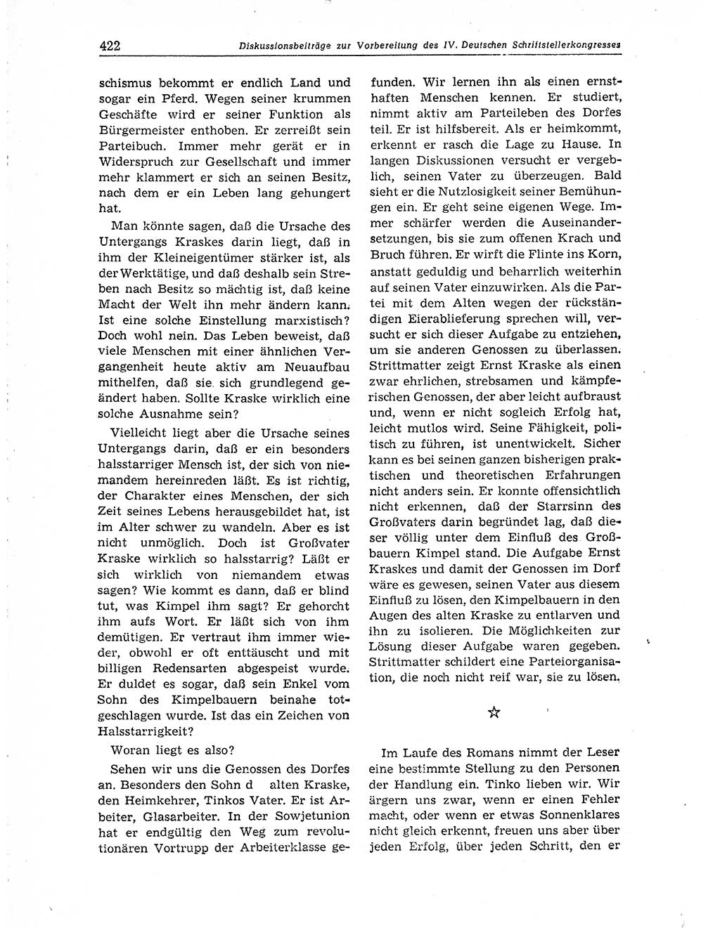 Neuer Weg (NW), Organ des Zentralkomitees (ZK) der SED (Sozialistische Einheitspartei Deutschlands) für Fragen des Parteiaufbaus und des Parteilebens, 10. Jahrgang [Deutsche Demokratische Republik (DDR)] 1955, Seite 422 (NW ZK SED DDR 1955, S. 422)