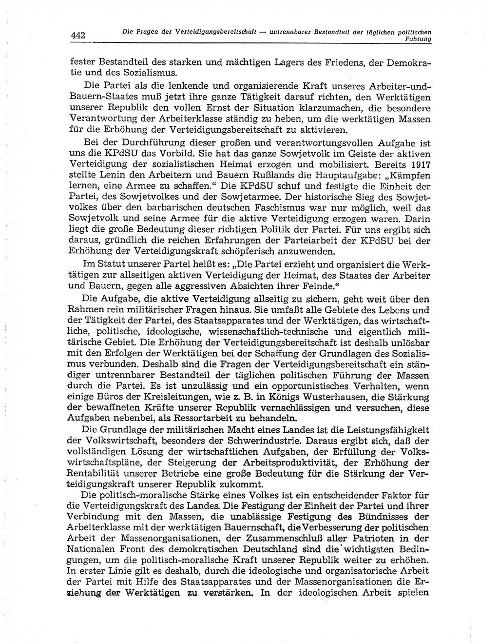 Neuer Weg (NW), Organ des Zentralkomitees (ZK) der SED (Sozialistische Einheitspartei Deutschlands) für Fragen des Parteiaufbaus und des Parteilebens, 10. Jahrgang [Deutsche Demokratische Republik (DDR)] 1955, Seite 442 (NW ZK SED DDR 1955, S. 442)