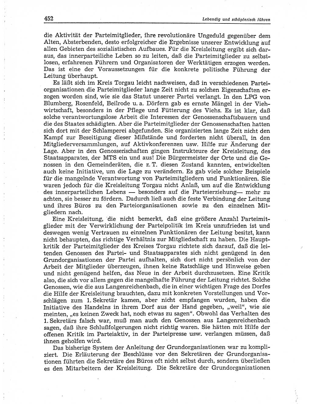 Neuer Weg (NW), Organ des Zentralkomitees (ZK) der SED (Sozialistische Einheitspartei Deutschlands) für Fragen des Parteiaufbaus und des Parteilebens, 10. Jahrgang [Deutsche Demokratische Republik (DDR)] 1955, Seite 452 (NW ZK SED DDR 1955, S. 452)