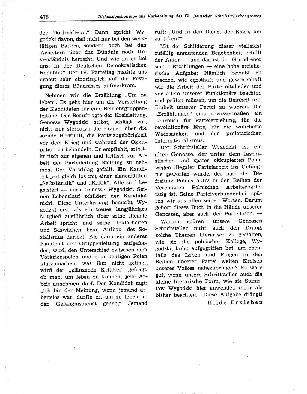 Neuer Weg (NW), Organ des Zentralkomitees (ZK) der SED (Sozialistische Einheitspartei Deutschlands) für Fragen des Parteiaufbaus und des Parteilebens, 10. Jahrgang [Deutsche Demokratische Republik (DDR)] 1955, Seite 478 (NW ZK SED DDR 1955, S. 478)