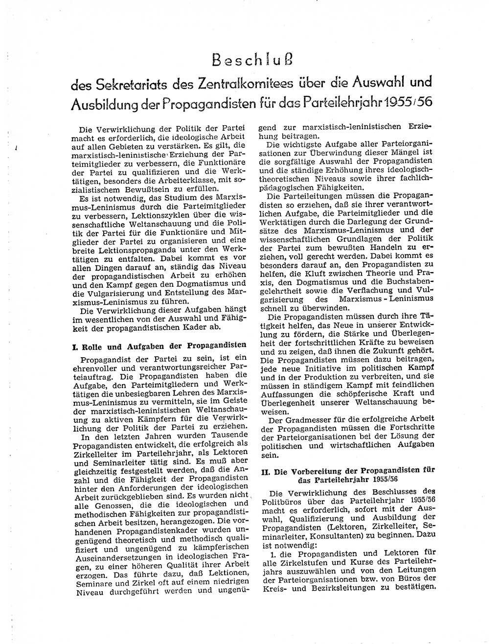 Neuer Weg (NW), Organ des Zentralkomitees (ZK) der SED (Sozialistische Einheitspartei Deutschlands) für Fragen des Parteiaufbaus und des Parteilebens, 10. Jahrgang [Deutsche Demokratische Republik (DDR)] 1955, Seite 510 (NW ZK SED DDR 1955, S. 510)