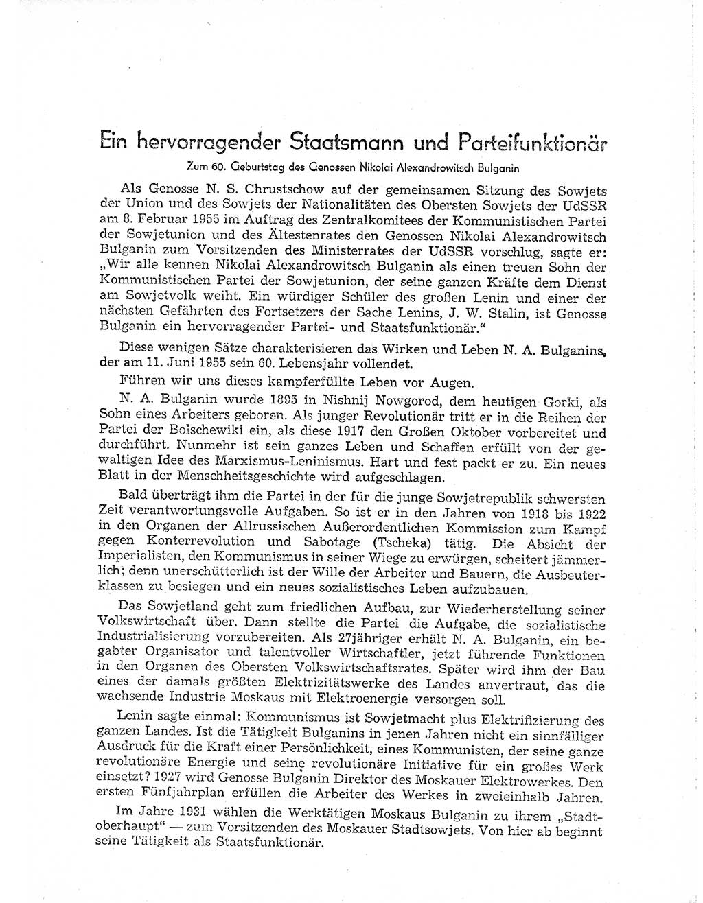 Neuer Weg (NW), Organ des Zentralkomitees (ZK) der SED (Sozialistische Einheitspartei Deutschlands) für Fragen des Parteiaufbaus und des Parteilebens, 10. Jahrgang [Deutsche Demokratische Republik (DDR)] 1955, Seite 519 (NW ZK SED DDR 1955, S. 519)