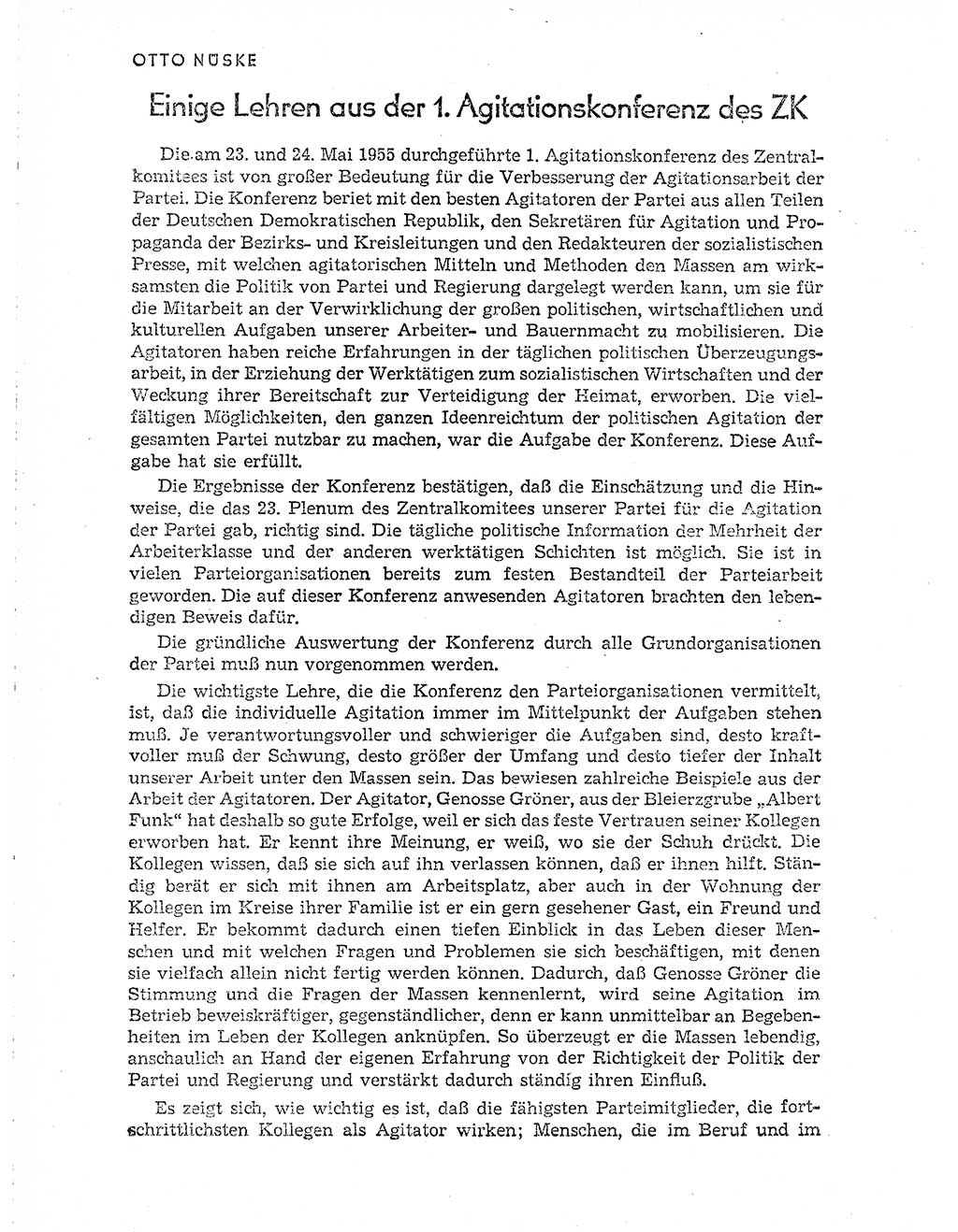 Neuer Weg (NW), Organ des Zentralkomitees (ZK) der SED (Sozialistische Einheitspartei Deutschlands) für Fragen des Parteiaufbaus und des Parteilebens, 10. Jahrgang [Deutsche Demokratische Republik (DDR)] 1955, Seite 522 (NW ZK SED DDR 1955, S. 522)