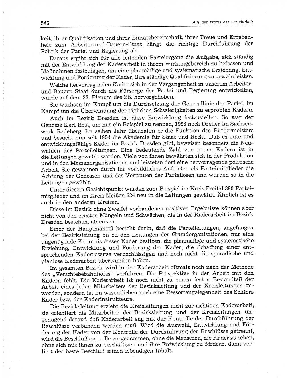 Neuer Weg (NW), Organ des Zentralkomitees (ZK) der SED (Sozialistische Einheitspartei Deutschlands) für Fragen des Parteiaufbaus und des Parteilebens, 10. Jahrgang [Deutsche Demokratische Republik (DDR)] 1955, Seite 546 (NW ZK SED DDR 1955, S. 546)