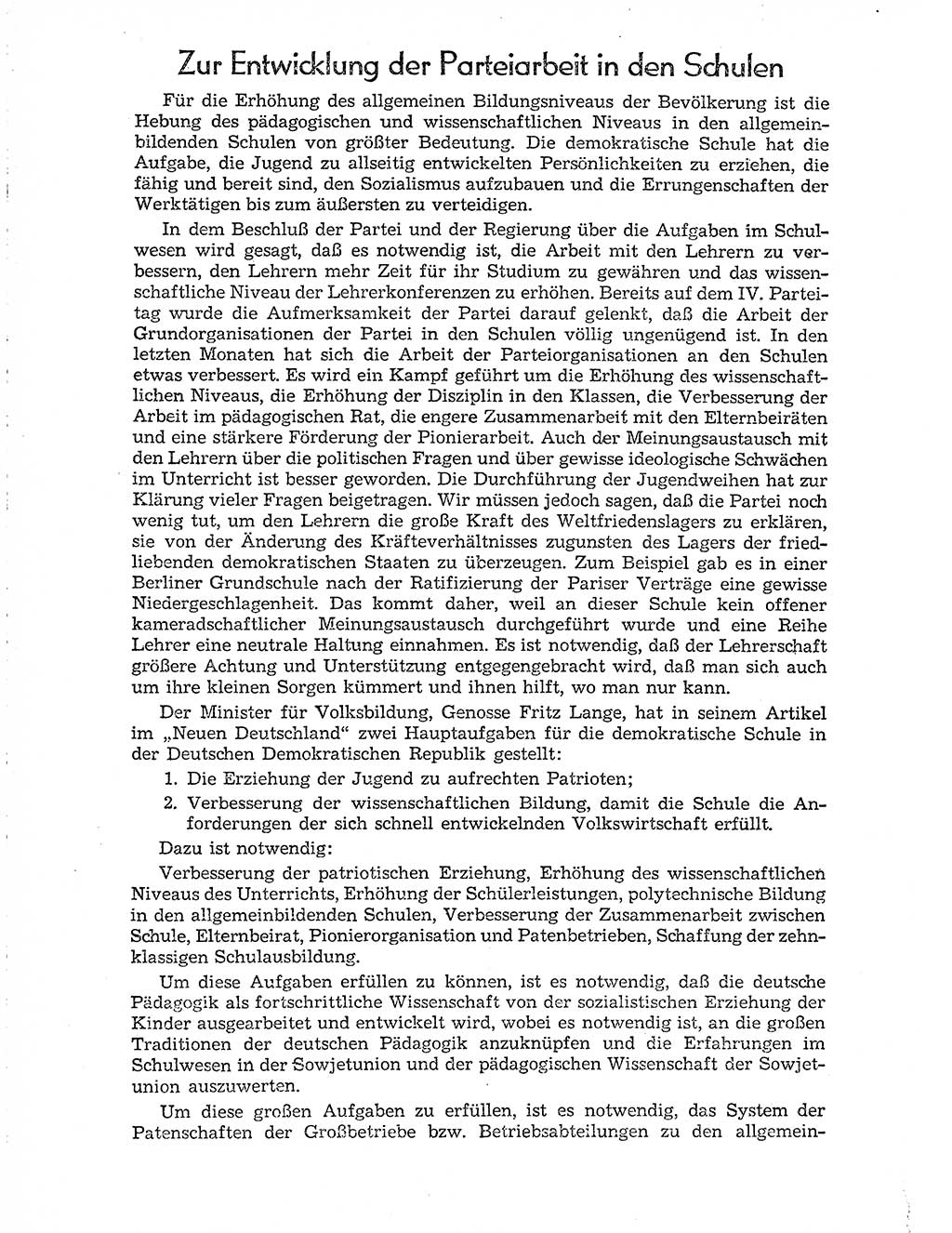 Neuer Weg (NW), Organ des Zentralkomitees (ZK) der SED (Sozialistische Einheitspartei Deutschlands) für Fragen des Parteiaufbaus und des Parteilebens, 10. Jahrgang [Deutsche Demokratische Republik (DDR)] 1955, Seite 582 (NW ZK SED DDR 1955, S. 582)