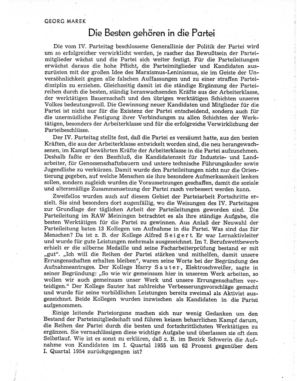 Neuer Weg (NW), Organ des Zentralkomitees (ZK) der SED (Sozialistische Einheitspartei Deutschlands) für Fragen des Parteiaufbaus und des Parteilebens, 10. Jahrgang [Deutsche Demokratische Republik (DDR)] 1955, Seite 601 (NW ZK SED DDR 1955, S. 601)