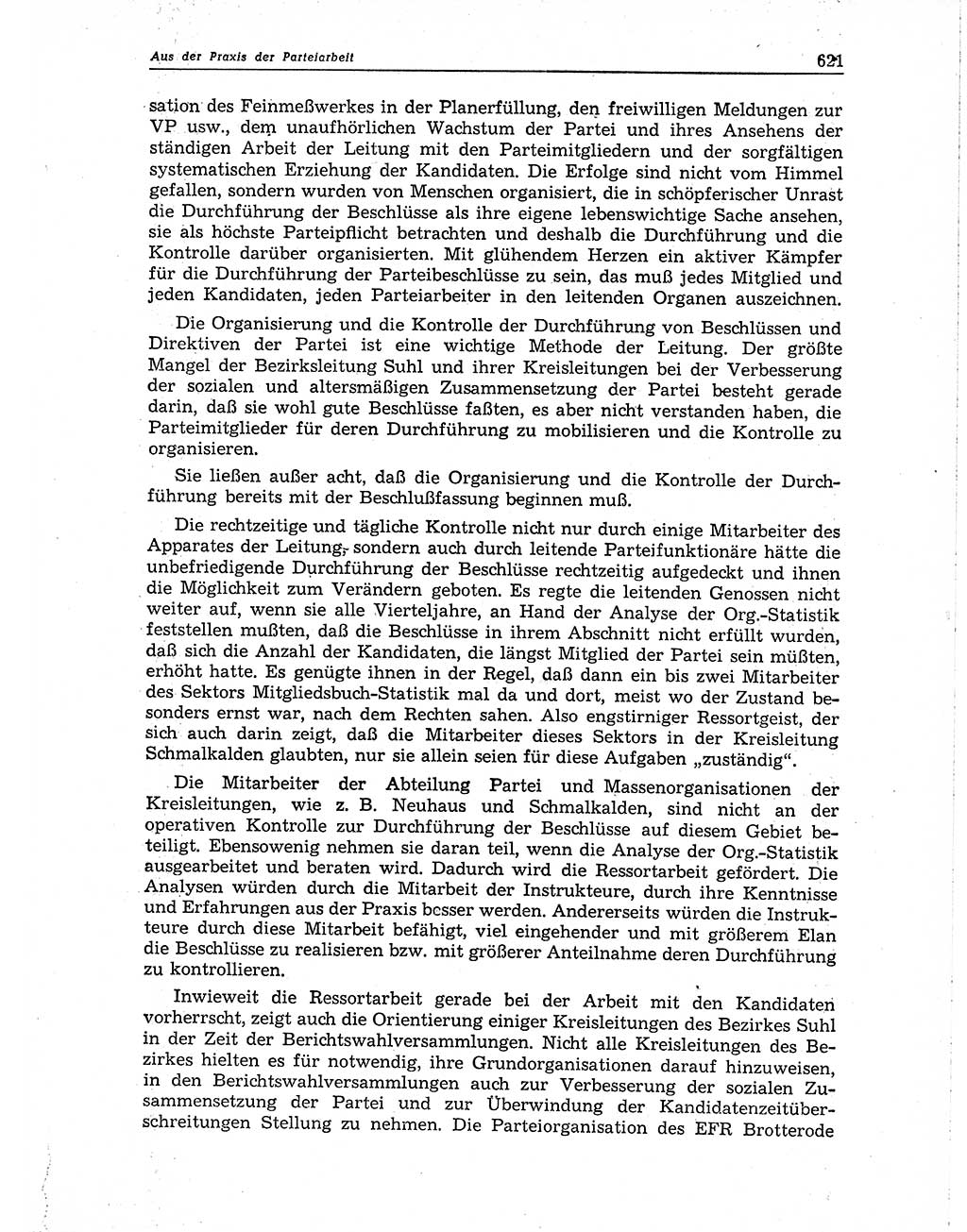 Neuer Weg (NW), Organ des Zentralkomitees (ZK) der SED (Sozialistische Einheitspartei Deutschlands) für Fragen des Parteiaufbaus und des Parteilebens, 10. Jahrgang [Deutsche Demokratische Republik (DDR)] 1955, Seite 621 (NW ZK SED DDR 1955, S. 621)