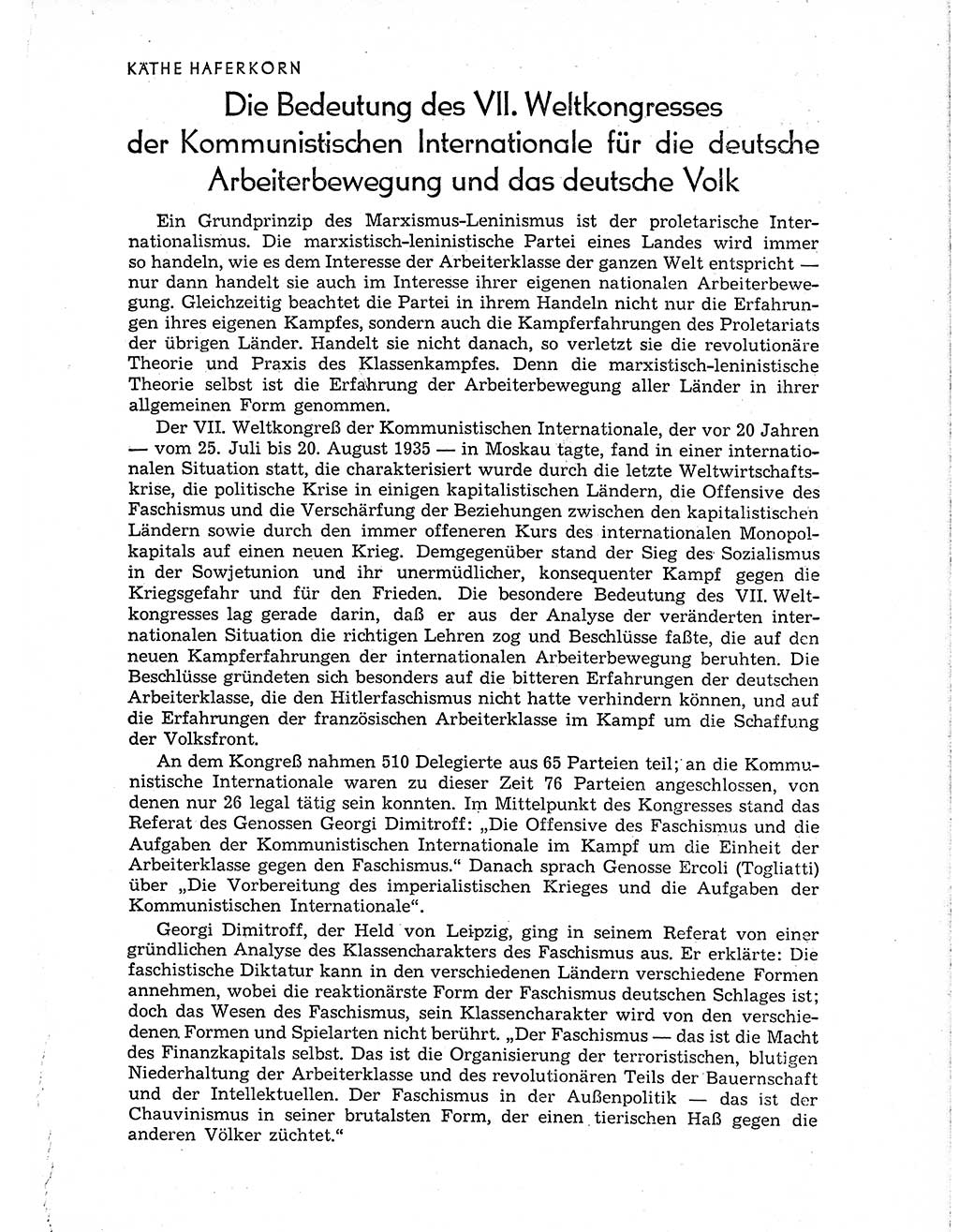 Neuer Weg (NW), Organ des Zentralkomitees (ZK) der SED (Sozialistische Einheitspartei Deutschlands) für Fragen des Parteiaufbaus und des Parteilebens, 10. Jahrgang [Deutsche Demokratische Republik (DDR)] 1955, Seite 645 (NW ZK SED DDR 1955, S. 645)