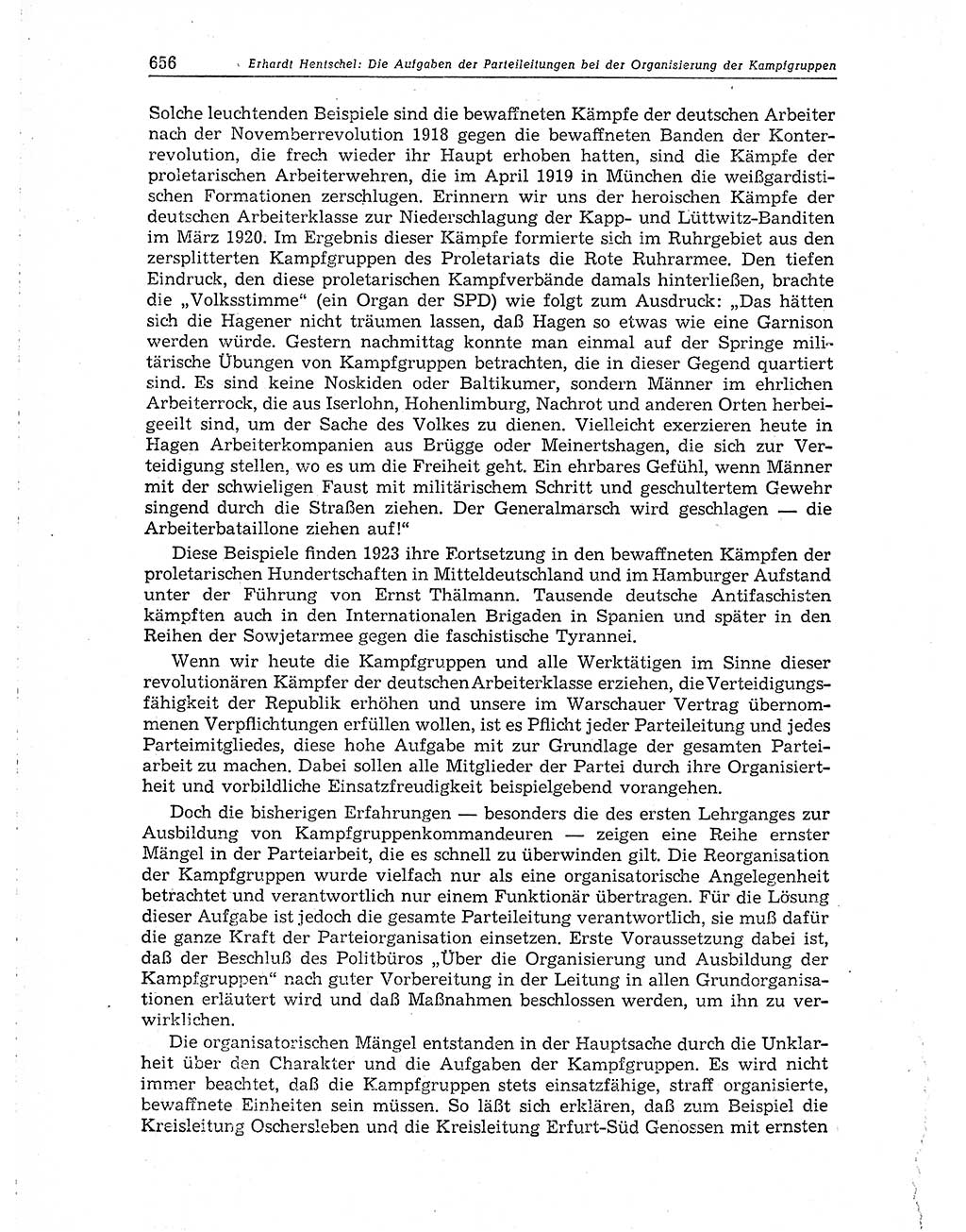 Neuer Weg (NW), Organ des Zentralkomitees (ZK) der SED (Sozialistische Einheitspartei Deutschlands) für Fragen des Parteiaufbaus und des Parteilebens, 10. Jahrgang [Deutsche Demokratische Republik (DDR)] 1955, Seite 656 (NW ZK SED DDR 1955, S. 656)