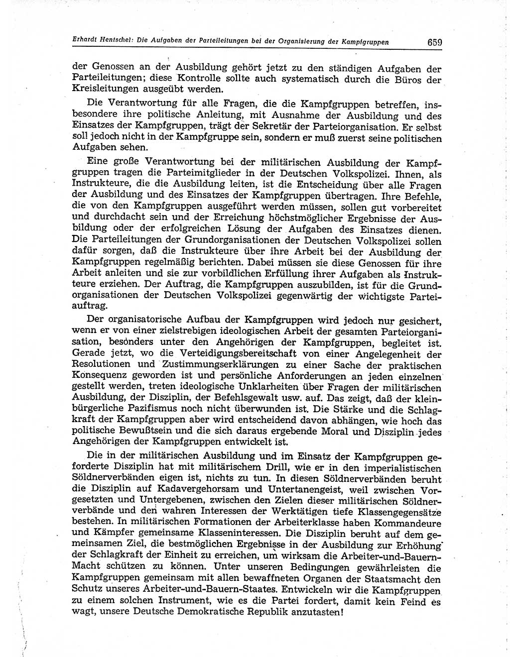 Neuer Weg (NW), Organ des Zentralkomitees (ZK) der SED (Sozialistische Einheitspartei Deutschlands) für Fragen des Parteiaufbaus und des Parteilebens, 10. Jahrgang [Deutsche Demokratische Republik (DDR)] 1955, Seite 659 (NW ZK SED DDR 1955, S. 659)