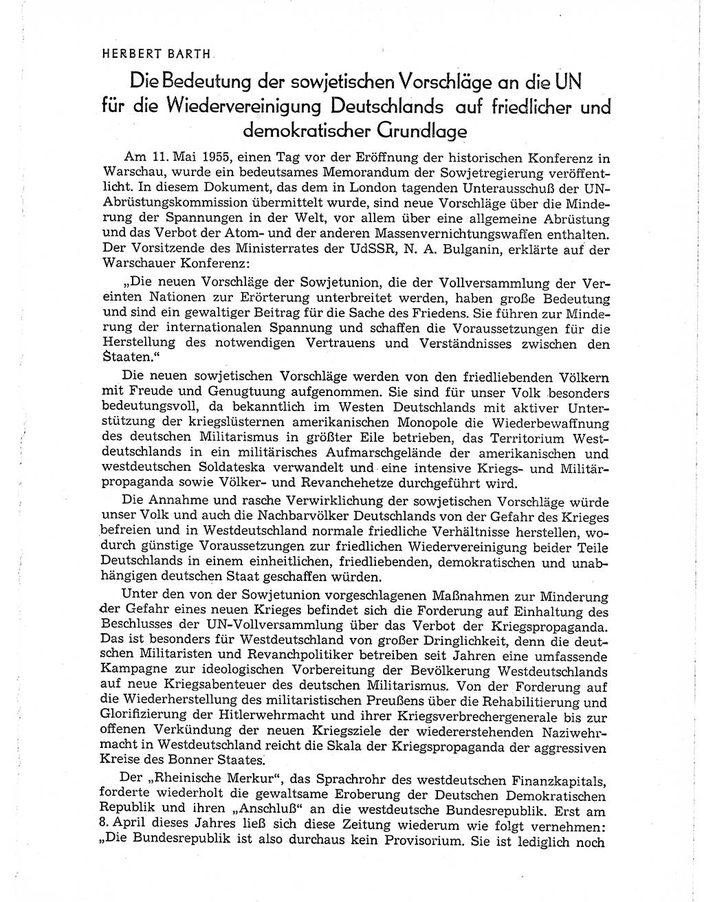 Neuer Weg (NW), Organ des Zentralkomitees (ZK) der SED (Sozialistische Einheitspartei Deutschlands) für Fragen des Parteiaufbaus und des Parteilebens, 10. Jahrgang [Deutsche Demokratische Republik (DDR)] 1955, Seite 713 (NW ZK SED DDR 1955, S. 713)