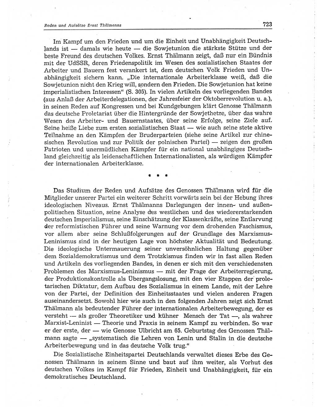 Neuer Weg (NW), Organ des Zentralkomitees (ZK) der SED (Sozialistische Einheitspartei Deutschlands) für Fragen des Parteiaufbaus und des Parteilebens, 10. Jahrgang [Deutsche Demokratische Republik (DDR)] 1955, Seite 723 (NW ZK SED DDR 1955, S. 723)