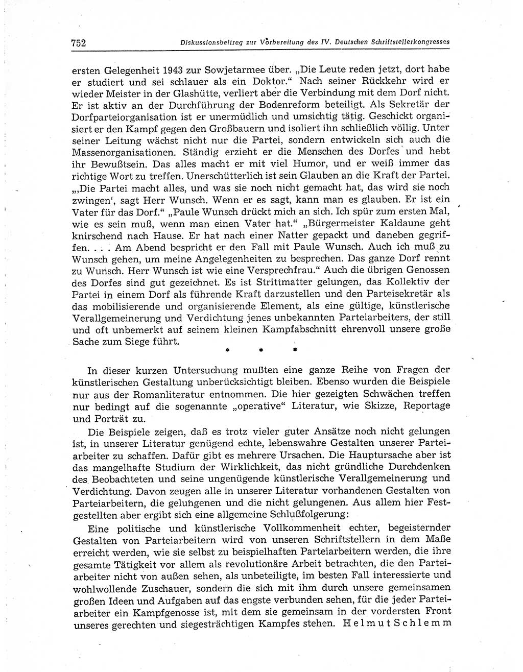 Neuer Weg (NW), Organ des Zentralkomitees (ZK) der SED (Sozialistische Einheitspartei Deutschlands) für Fragen des Parteiaufbaus und des Parteilebens, 10. Jahrgang [Deutsche Demokratische Republik (DDR)] 1955, Seite 752 (NW ZK SED DDR 1955, S. 752)