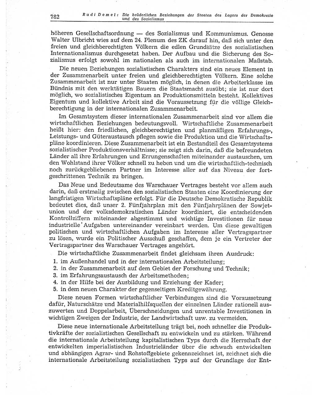 Neuer Weg (NW), Organ des Zentralkomitees (ZK) der SED (Sozialistische Einheitspartei Deutschlands) für Fragen des Parteiaufbaus und des Parteilebens, 10. Jahrgang [Deutsche Demokratische Republik (DDR)] 1955, Seite 782 (NW ZK SED DDR 1955, S. 782)
