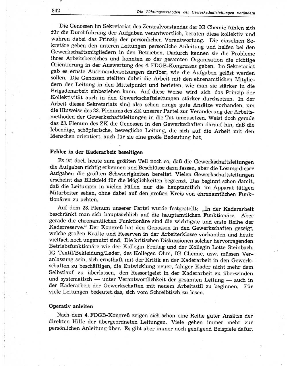 Neuer Weg (NW), Organ des Zentralkomitees (ZK) der SED (Sozialistische Einheitspartei Deutschlands) für Fragen des Parteiaufbaus und des Parteilebens, 10. Jahrgang [Deutsche Demokratische Republik (DDR)] 1955, Seite 842 (NW ZK SED DDR 1955, S. 842)