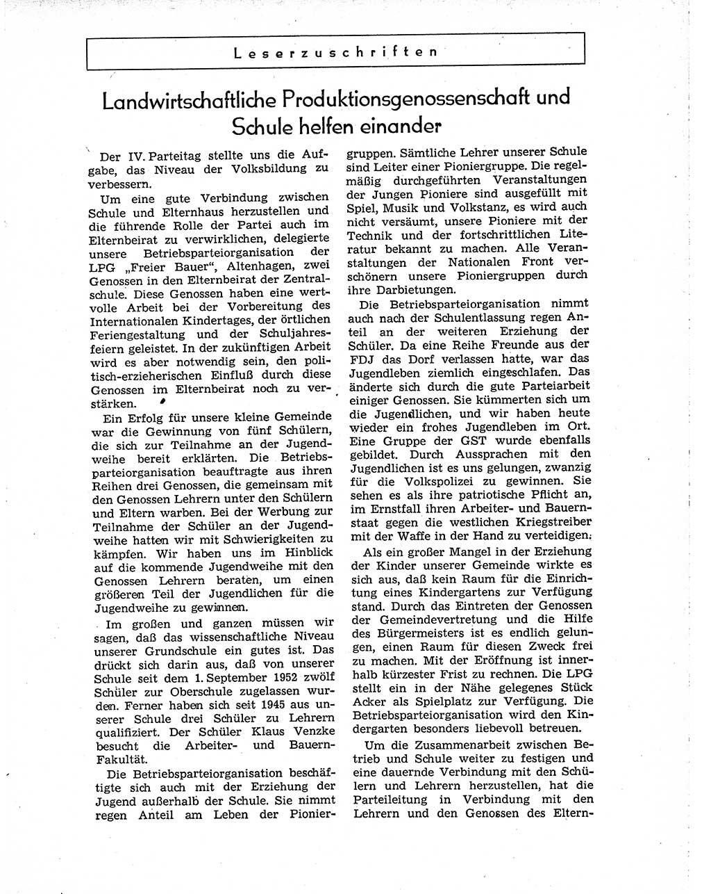 Neuer Weg (NW), Organ des Zentralkomitees (ZK) der SED (Sozialistische Einheitspartei Deutschlands) für Fragen des Parteiaufbaus und des Parteilebens, 10. Jahrgang [Deutsche Demokratische Republik (DDR)] 1955, Seite 1065 (NW ZK SED DDR 1955, S. 1065)