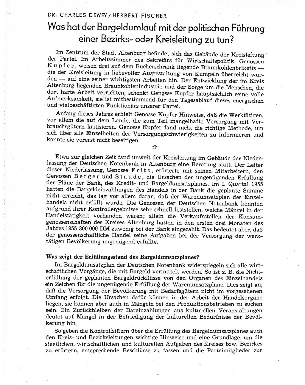 Neuer Weg (NW), Organ des Zentralkomitees (ZK) der SED (Sozialistische Einheitspartei Deutschlands) für Fragen des Parteiaufbaus und des Parteilebens, 10. Jahrgang [Deutsche Demokratische Republik (DDR)] 1955, Seite 1104 (NW ZK SED DDR 1955, S. 1104)