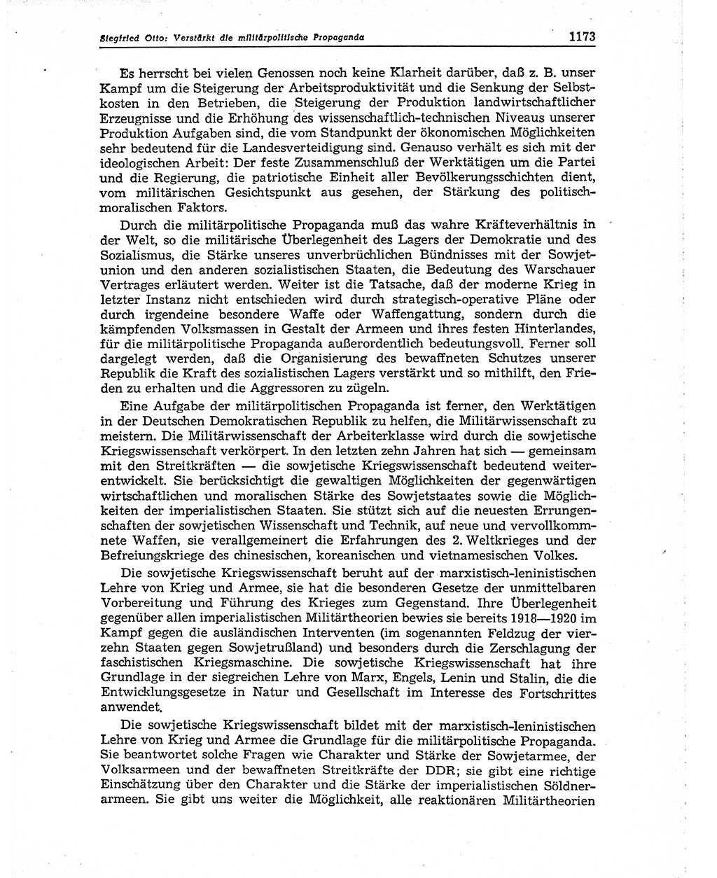 Neuer Weg (NW), Organ des Zentralkomitees (ZK) der SED (Sozialistische Einheitspartei Deutschlands) für Fragen des Parteiaufbaus und des Parteilebens, 10. Jahrgang [Deutsche Demokratische Republik (DDR)] 1955, Seite 1173 (NW ZK SED DDR 1955, S. 1173)