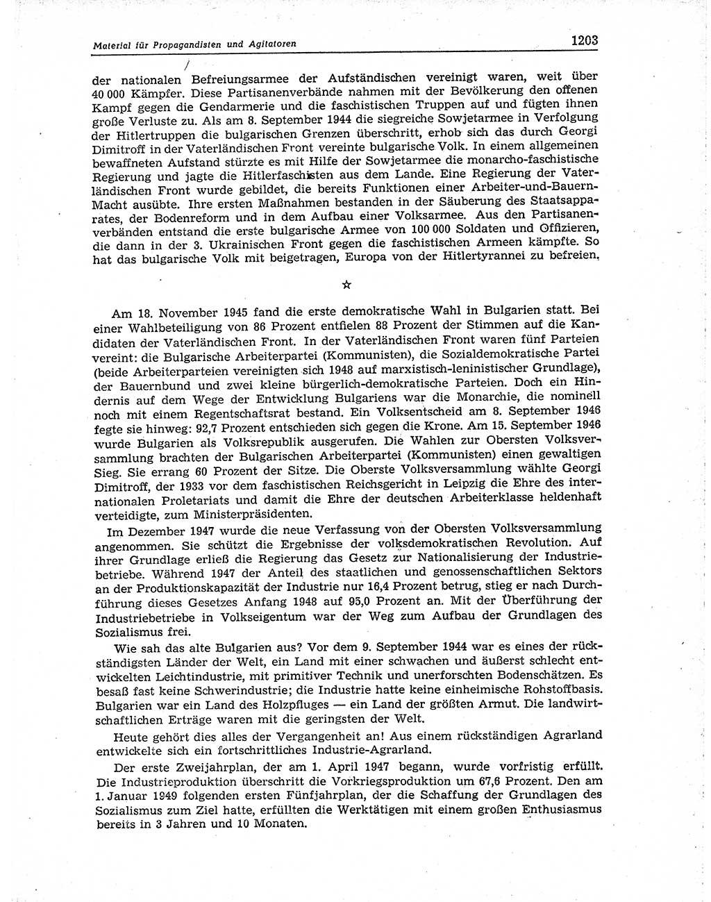 Neuer Weg (NW), Organ des Zentralkomitees (ZK) der SED (Sozialistische Einheitspartei Deutschlands) für Fragen des Parteiaufbaus und des Parteilebens, 10. Jahrgang [Deutsche Demokratische Republik (DDR)] 1955, Seite 1203 (NW ZK SED DDR 1955, S. 1203)