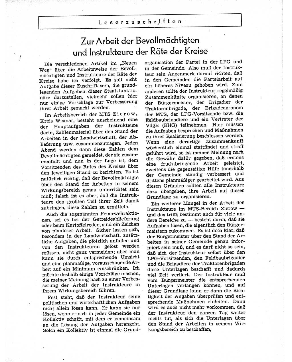 Neuer Weg (NW), Organ des Zentralkomitees (ZK) der SED (Sozialistische Einheitspartei Deutschlands) für Fragen des Parteiaufbaus und des Parteilebens, 10. Jahrgang [Deutsche Demokratische Republik (DDR)] 1955, Seite 1207 (NW ZK SED DDR 1955, S. 1207)