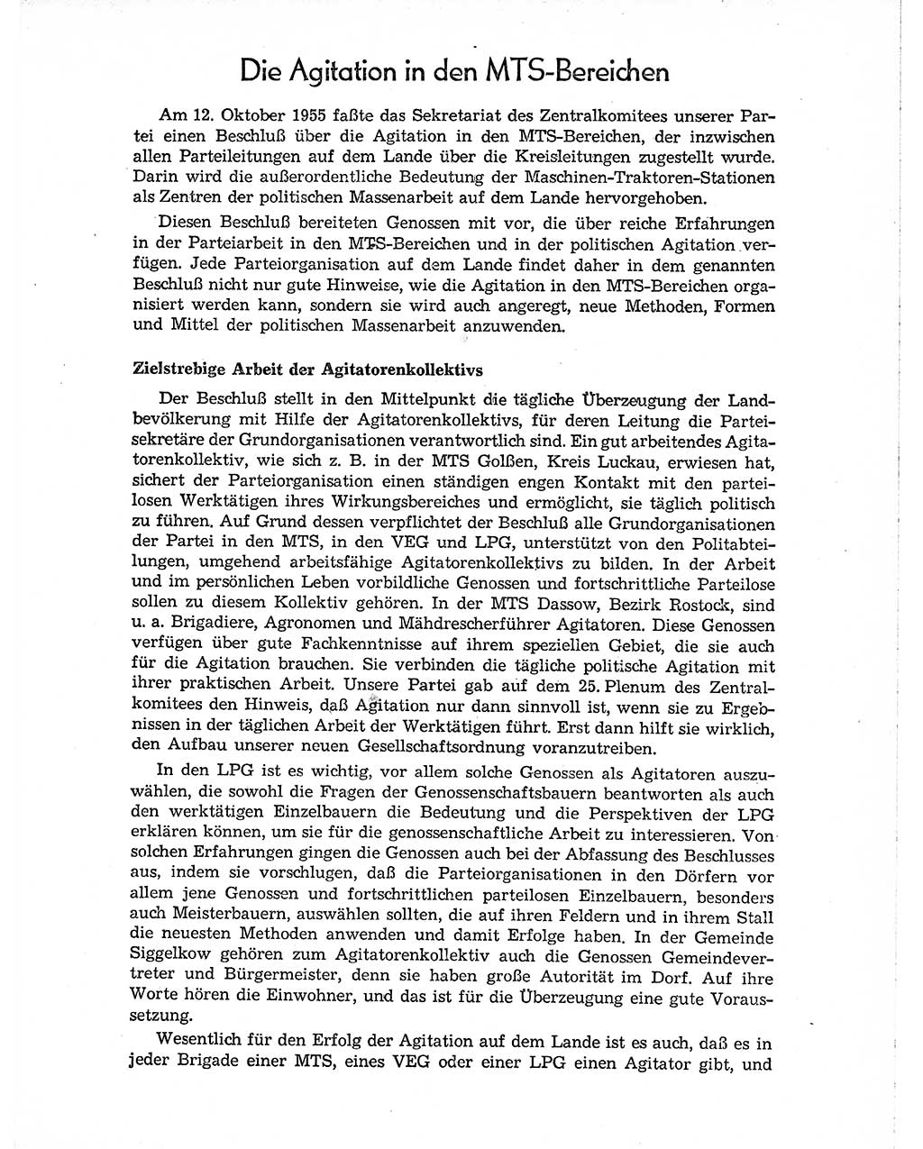 Neuer Weg (NW), Organ des Zentralkomitees (ZK) der SED (Sozialistische Einheitspartei Deutschlands) für Fragen des Parteiaufbaus und des Parteilebens, 10. Jahrgang [Deutsche Demokratische Republik (DDR)] 1955, Seite 1223 (NW ZK SED DDR 1955, S. 1223)
