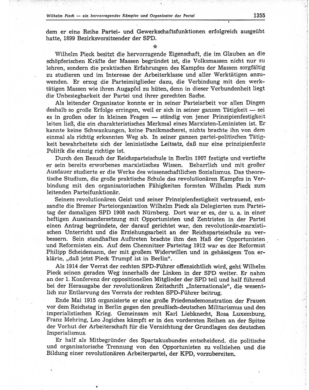 Neuer Weg (NW), Organ des Zentralkomitees (ZK) der SED (Sozialistische Einheitspartei Deutschlands) für Fragen des Parteiaufbaus und des Parteilebens, 10. Jahrgang [Deutsche Demokratische Republik (DDR)] 1955, Seite 1355 (NW ZK SED DDR 1955, S. 1355)