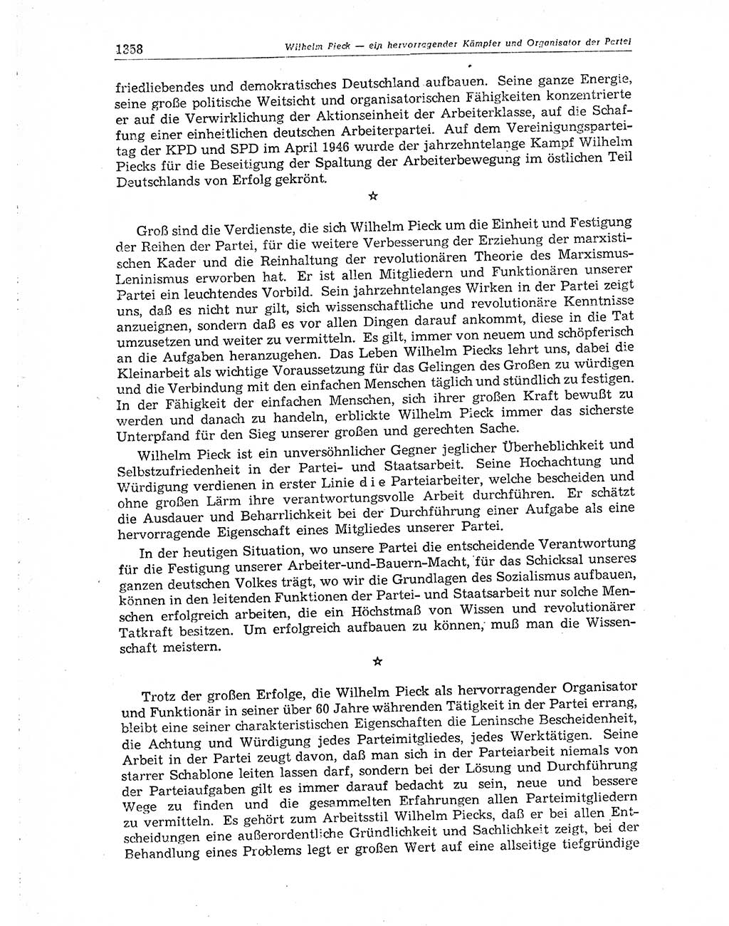 Neuer Weg (NW), Organ des Zentralkomitees (ZK) der SED (Sozialistische Einheitspartei Deutschlands) für Fragen des Parteiaufbaus und des Parteilebens, 10. Jahrgang [Deutsche Demokratische Republik (DDR)] 1955, Seite 1358 (NW ZK SED DDR 1955, S. 1358)