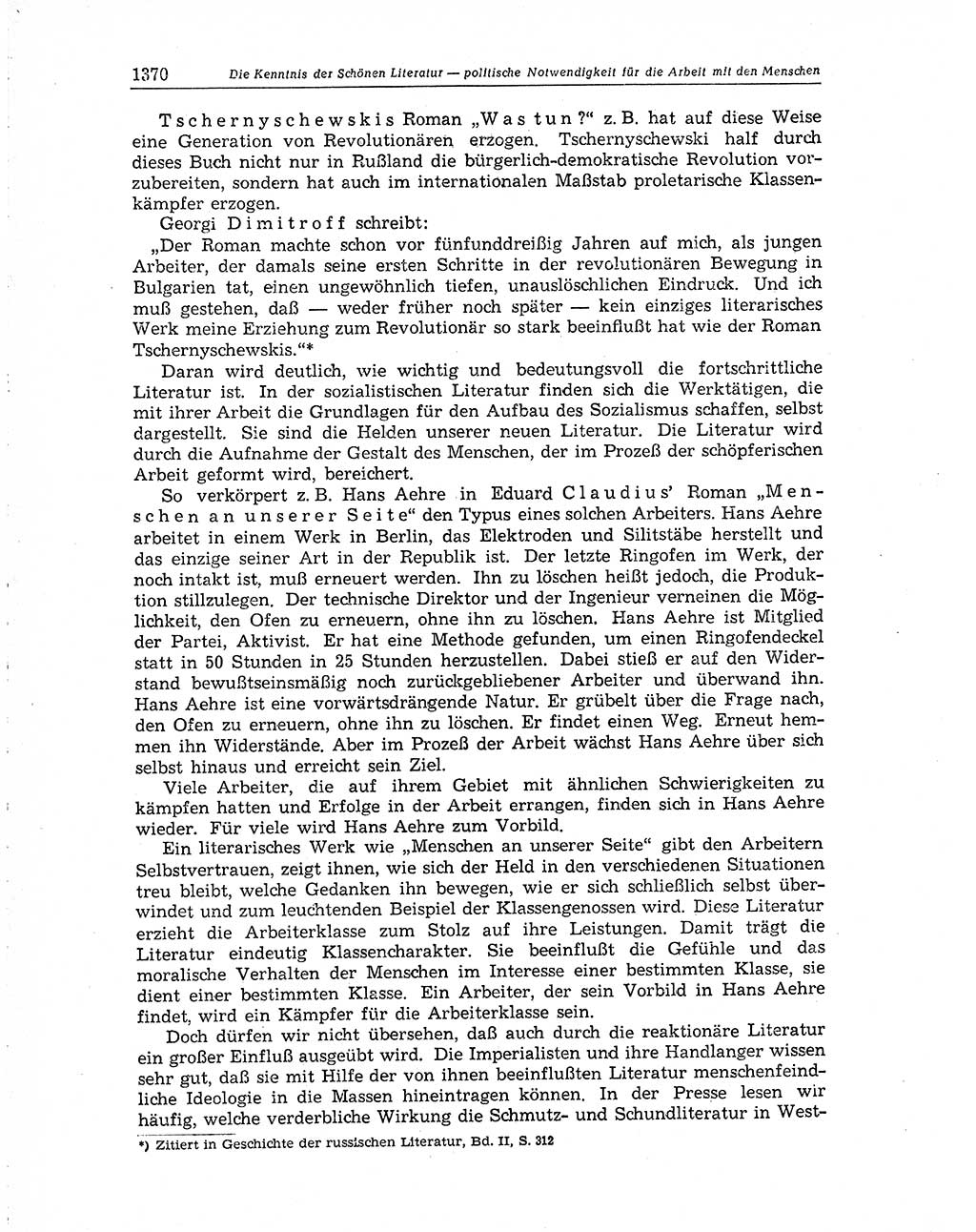 Neuer Weg (NW), Organ des Zentralkomitees (ZK) der SED (Sozialistische Einheitspartei Deutschlands) für Fragen des Parteiaufbaus und des Parteilebens, 10. Jahrgang [Deutsche Demokratische Republik (DDR)] 1955, Seite 1370 (NW ZK SED DDR 1955, S. 1370)