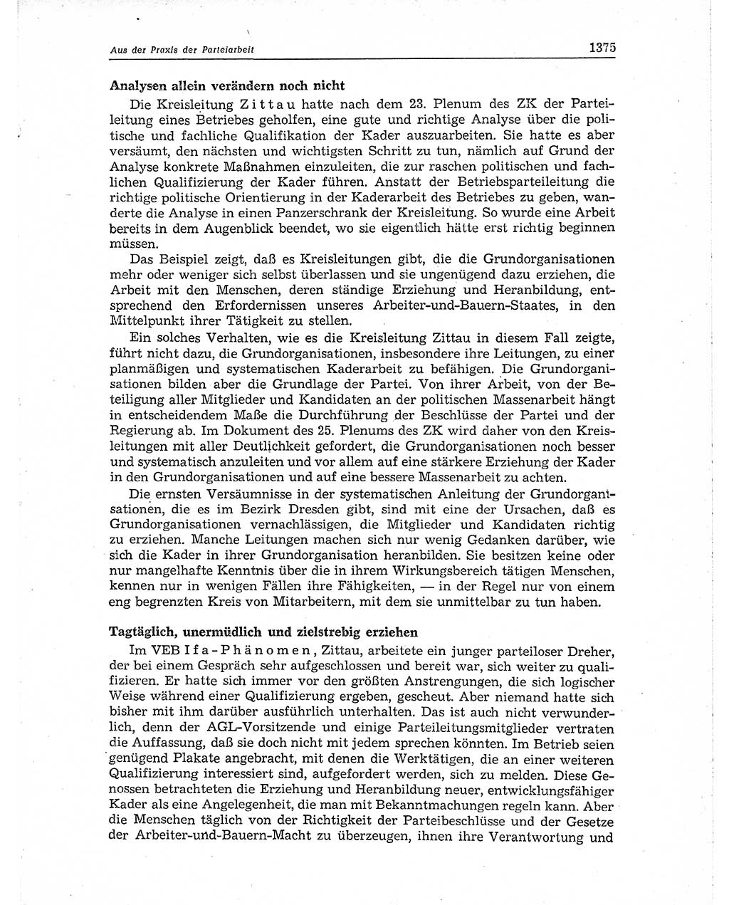 Neuer Weg (NW), Organ des Zentralkomitees (ZK) der SED (Sozialistische Einheitspartei Deutschlands) für Fragen des Parteiaufbaus und des Parteilebens, 10. Jahrgang [Deutsche Demokratische Republik (DDR)] 1955, Seite 1375 (NW ZK SED DDR 1955, S. 1375)