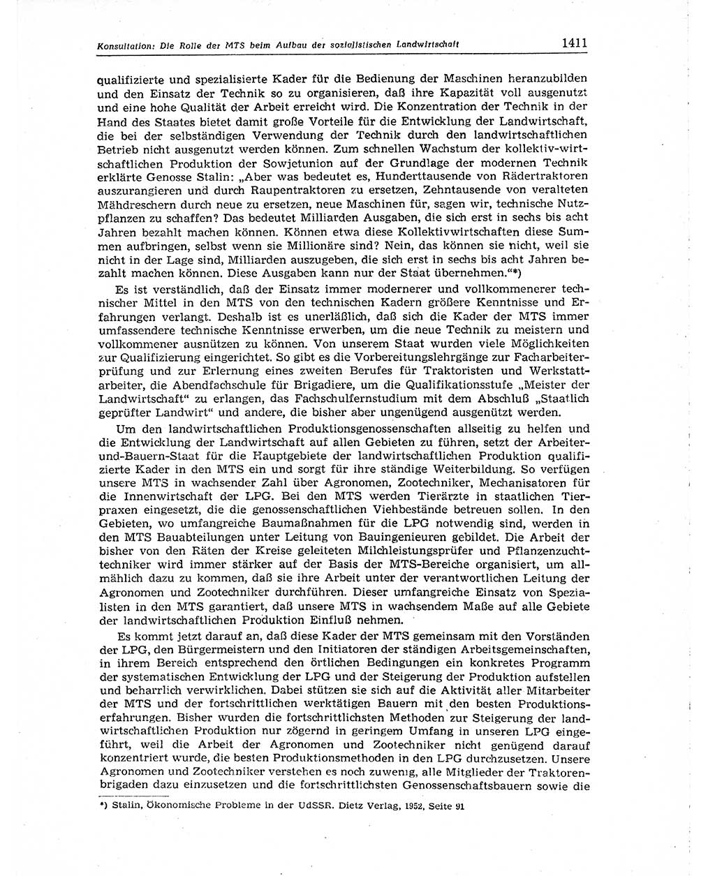 Neuer Weg (NW), Organ des Zentralkomitees (ZK) der SED (Sozialistische Einheitspartei Deutschlands) für Fragen des Parteiaufbaus und des Parteilebens, 10. Jahrgang [Deutsche Demokratische Republik (DDR)] 1955, Seite 1411 (NW ZK SED DDR 1955, S. 1411)