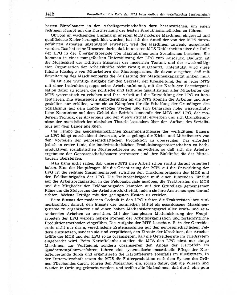 Neuer Weg (NW), Organ des Zentralkomitees (ZK) der SED (Sozialistische Einheitspartei Deutschlands) für Fragen des Parteiaufbaus und des Parteilebens, 10. Jahrgang [Deutsche Demokratische Republik (DDR)] 1955, Seite 1412 (NW ZK SED DDR 1955, S. 1412)